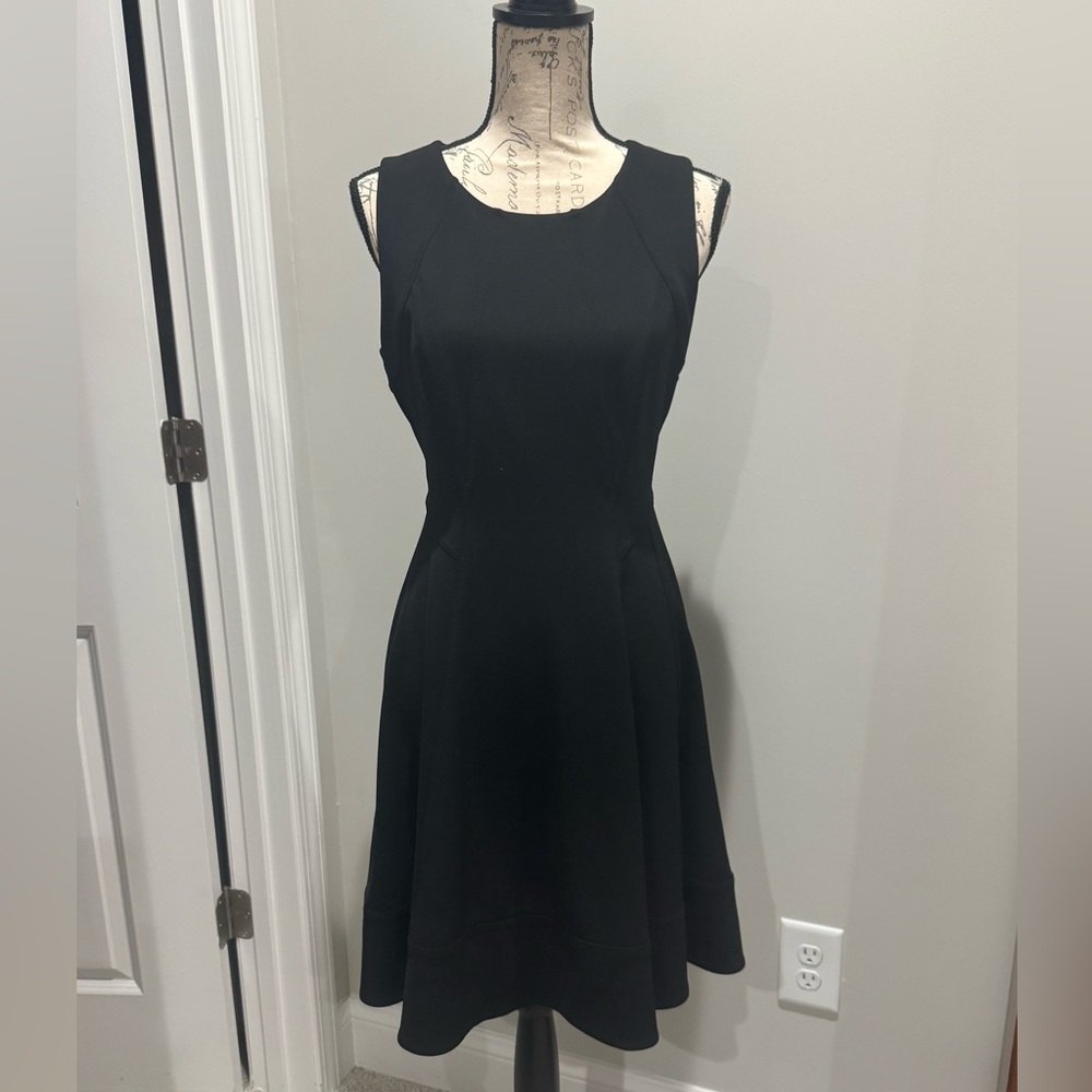 WHBM Black Sleeveless Dress